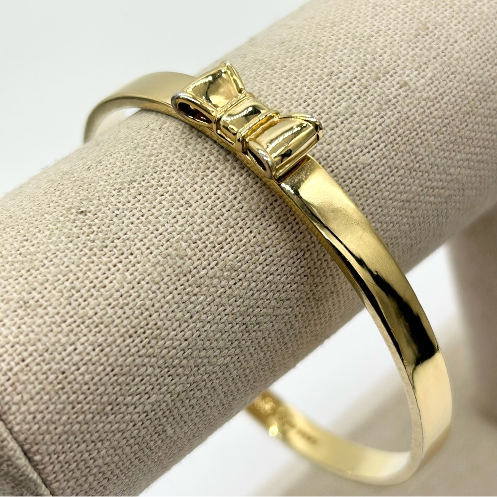 Kate Spade Take a Bow Gold Bangle Bracelet